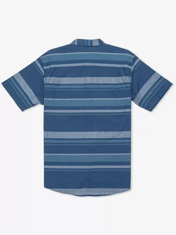 Мужская рубашка с коротким рукавом Lido Stripe Hurley — изображение 7 из 7, кость