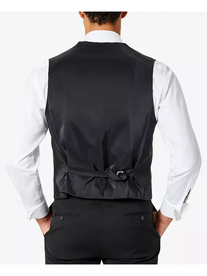 Мужской современный жилет-смокинг Modern-Fit Flex Stretch с эластичной тканью Tommy Hilfiger — изображение 2 из 2, черный