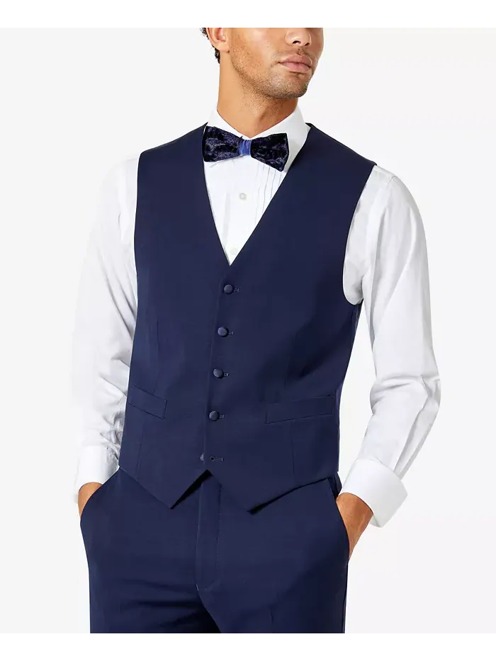 Мужской современный жилет-смокинг Modern-Fit Flex Stretch с эластичной тканью Tommy Hilfiger — изображение 1 из 2