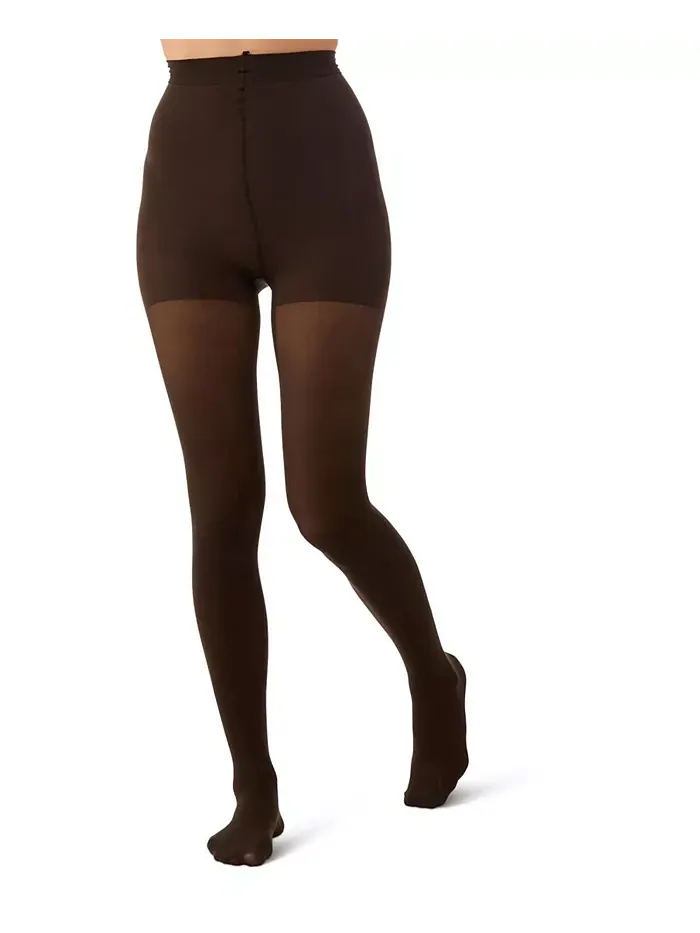 Женские колготки с идеально плотным корректирующим верхом MO-312 MeMoi — изображение 2 из 4, коричневый