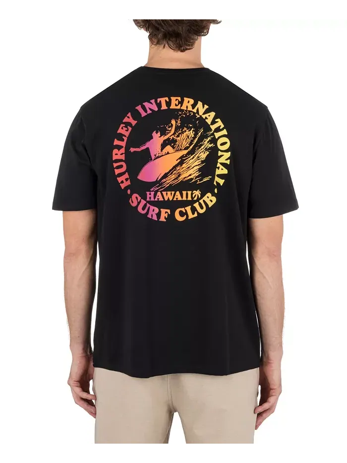 Мужская футболка с коротким рукавом Surf Club Hurley — изображение 1 из 4, розовый