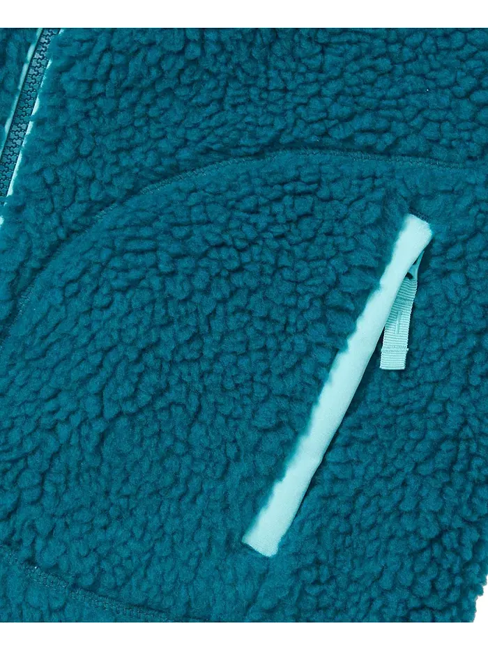 Детская водонепроницаемая утепленная куртка из смешанных материалов Lands' End — изображение 4 из 4, синий голубой