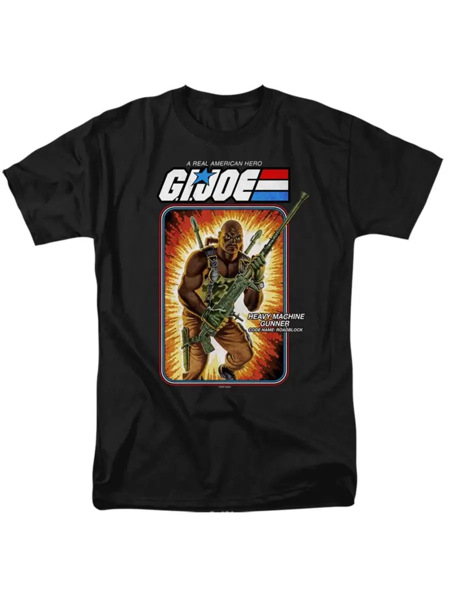 Футболка с принтом G.I. Joe Roadblock Logovision — изображение 1 из 3, черный