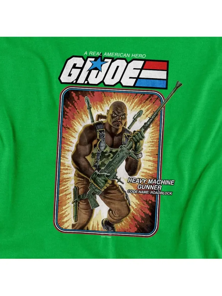 Футболка с принтом G.I. Joe Roadblock Logovision — изображение 3 из 3, зеленый