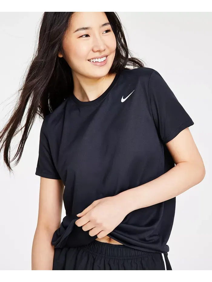 Женская футболка Dri-FIT, XS–4X Nike — изображение 1 из 2, черный