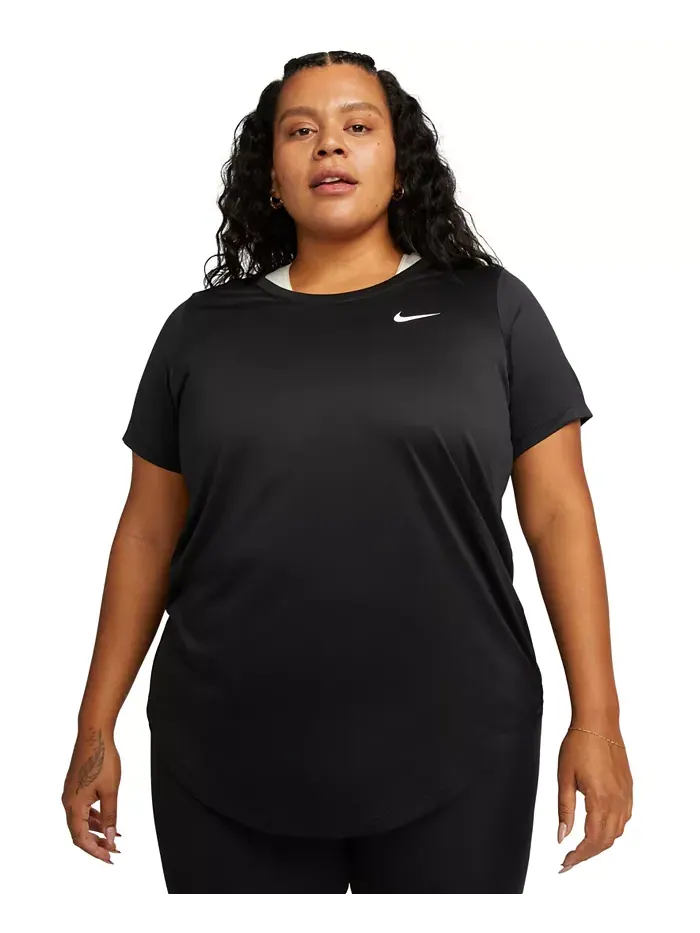 Женская футболка Dri-FIT, XS–4X Nike — изображение 2 из 2, черный