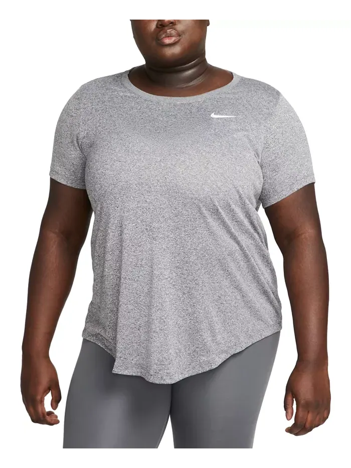 Женская футболка Dri-FIT, XS–4X Nike — изображение 1 из 1, черный///белый