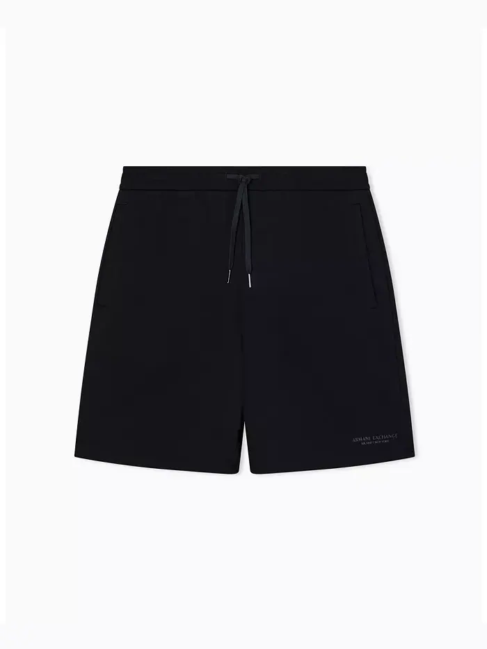 Мужские шорты Milan NY Fleece A|X Armani Exchange — изображение 1 из 5, черный