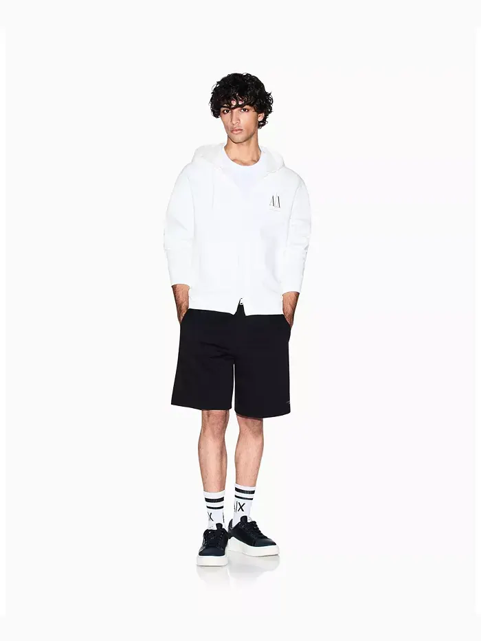 Мужские шорты Milan NY Fleece A|X Armani Exchange — изображение 2 из 5, черный