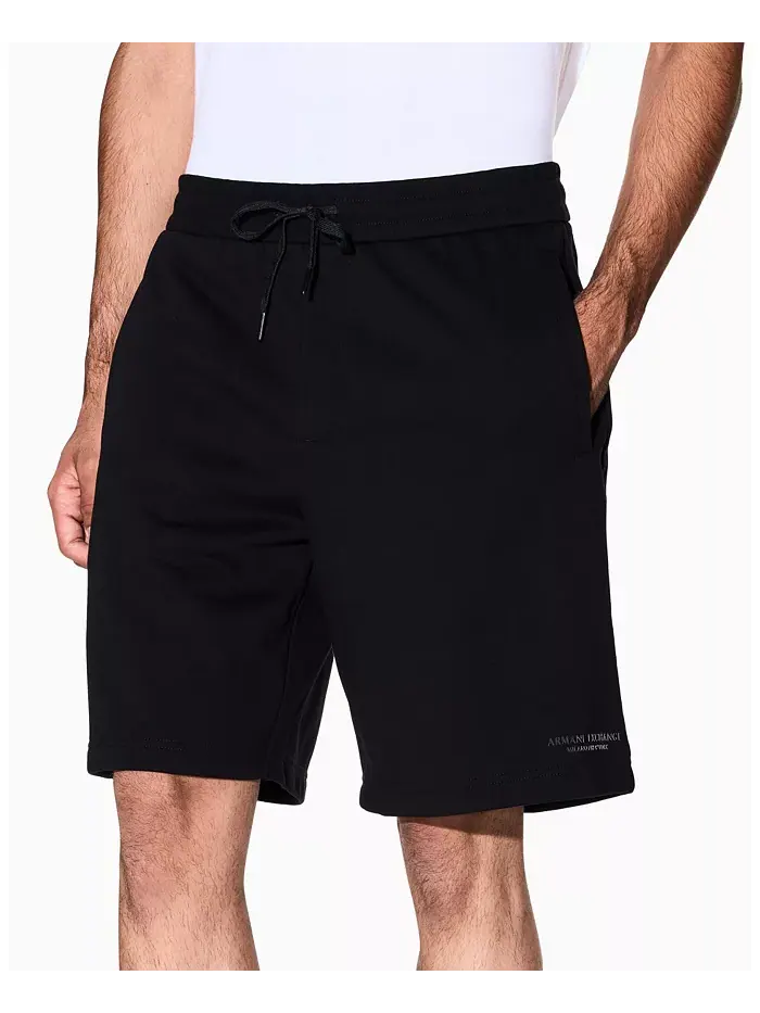 Мужские шорты Milan NY Fleece A|X Armani Exchange — изображение 3 из 5, черный