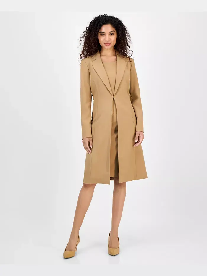 Женский комплект Topper Jacket и платье-сарафан, размеры Regular и Petite Le Suit