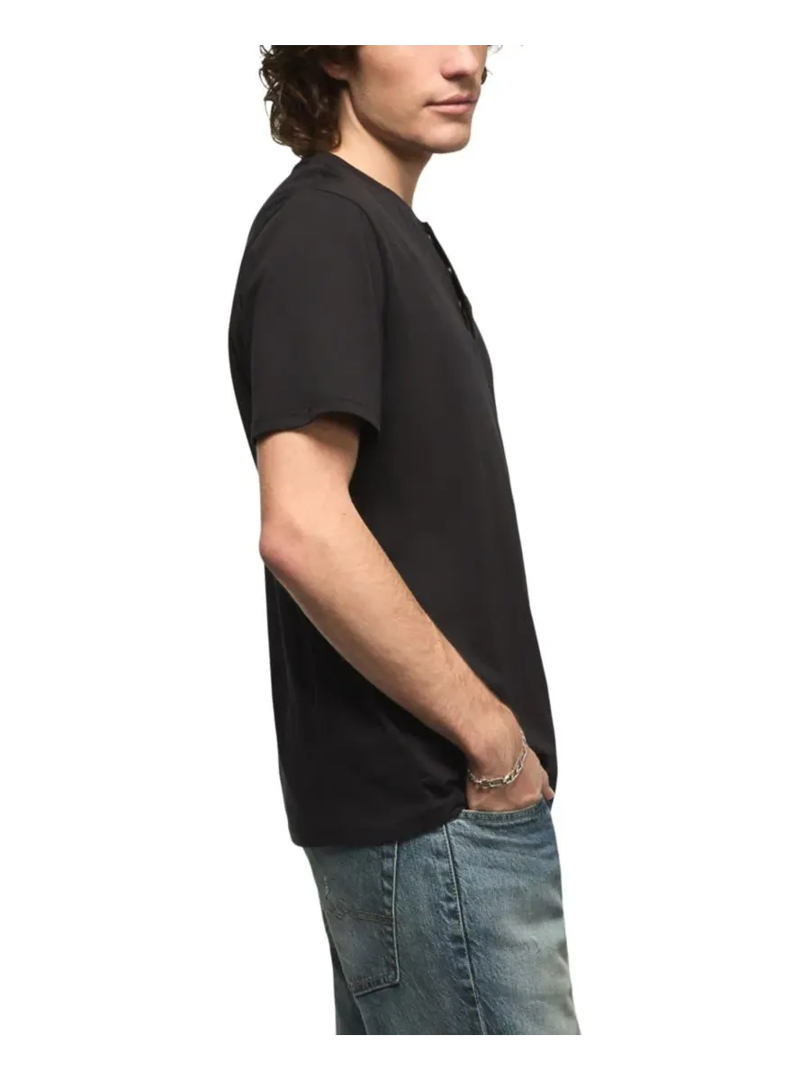 Мужская футболка-поло с коротким рукавом Supima Cotton Lucky Brand — изображение 2 из 4, черный