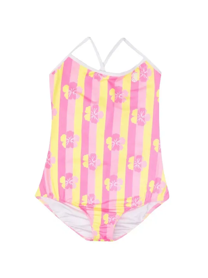 Детский купальный комплект для девочек Tommy Bahama — изображение 1 из 2, розовый