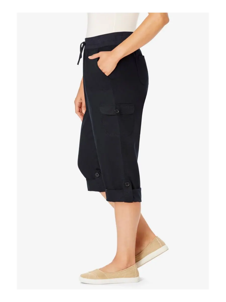 Женские брюки-капри/бермуды Within Convertible Length Cargo Woman Within — изображение 2 из 3, черный