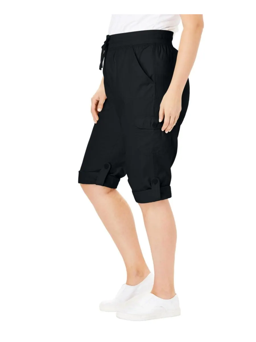 Женские брюки-капри/бермуды Within Convertible Length Cargo Woman Within — изображение 3 из 3, черный
