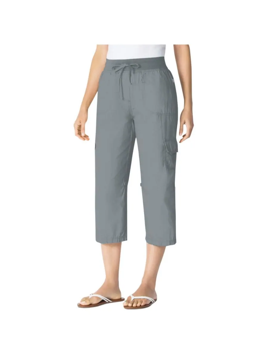 Женские брюки-капри/бермуды Within Convertible Length Cargo Woman Within — изображение 1 из 3, серый