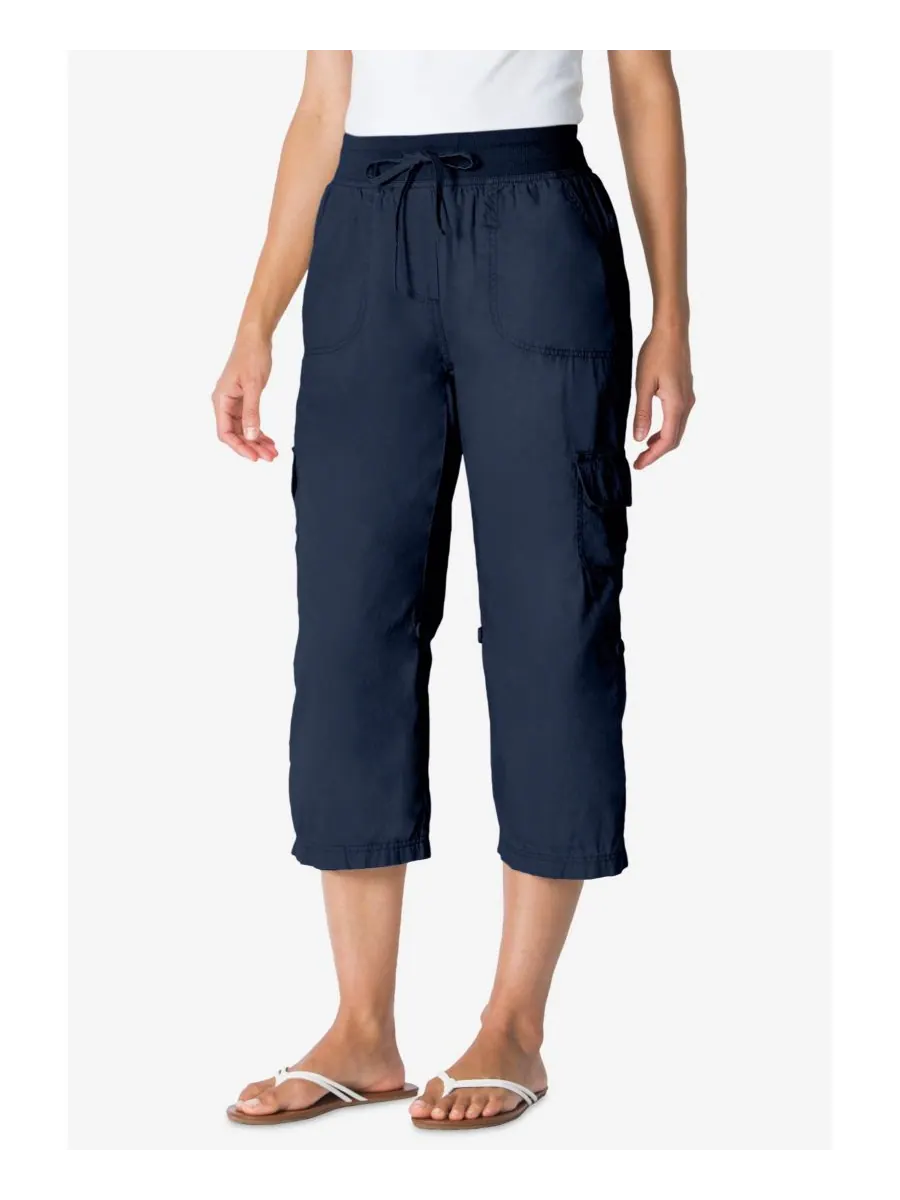 Женские брюки-капри/бермуды Within Convertible Length Cargo Woman Within — изображение 2 из 3, белый