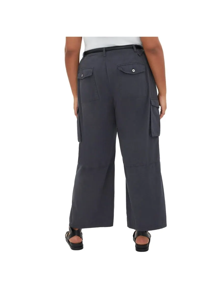 Брюки-карго Mia больших размеров CITY CHIC, Steel washed — изображение 2 из 3