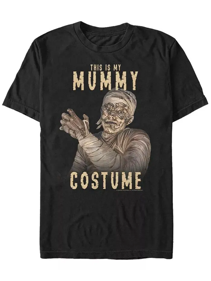 Мужская футболка с коротким рукавом Universal Monsters Mummy Costume Fifth Sun — изображение 1 из 1, черный