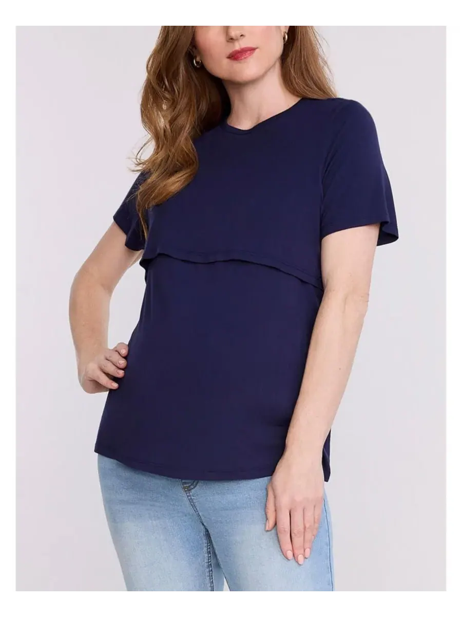 Maternity Motherhood Tops Motherhood Maternity, Peacoat