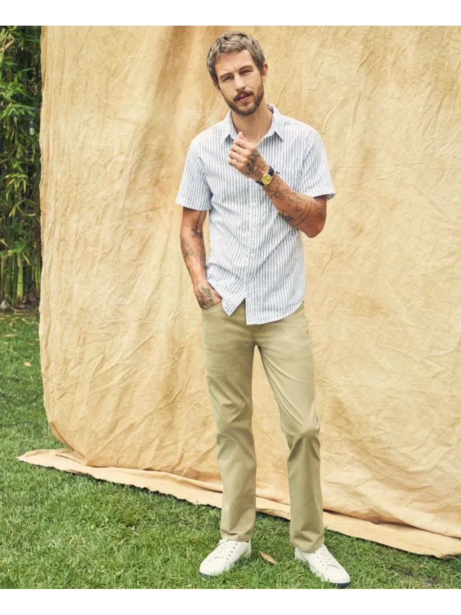 Dockers Коллекция Khaki All Seasons Tech — изображение 7 из 9, бежевый хаки