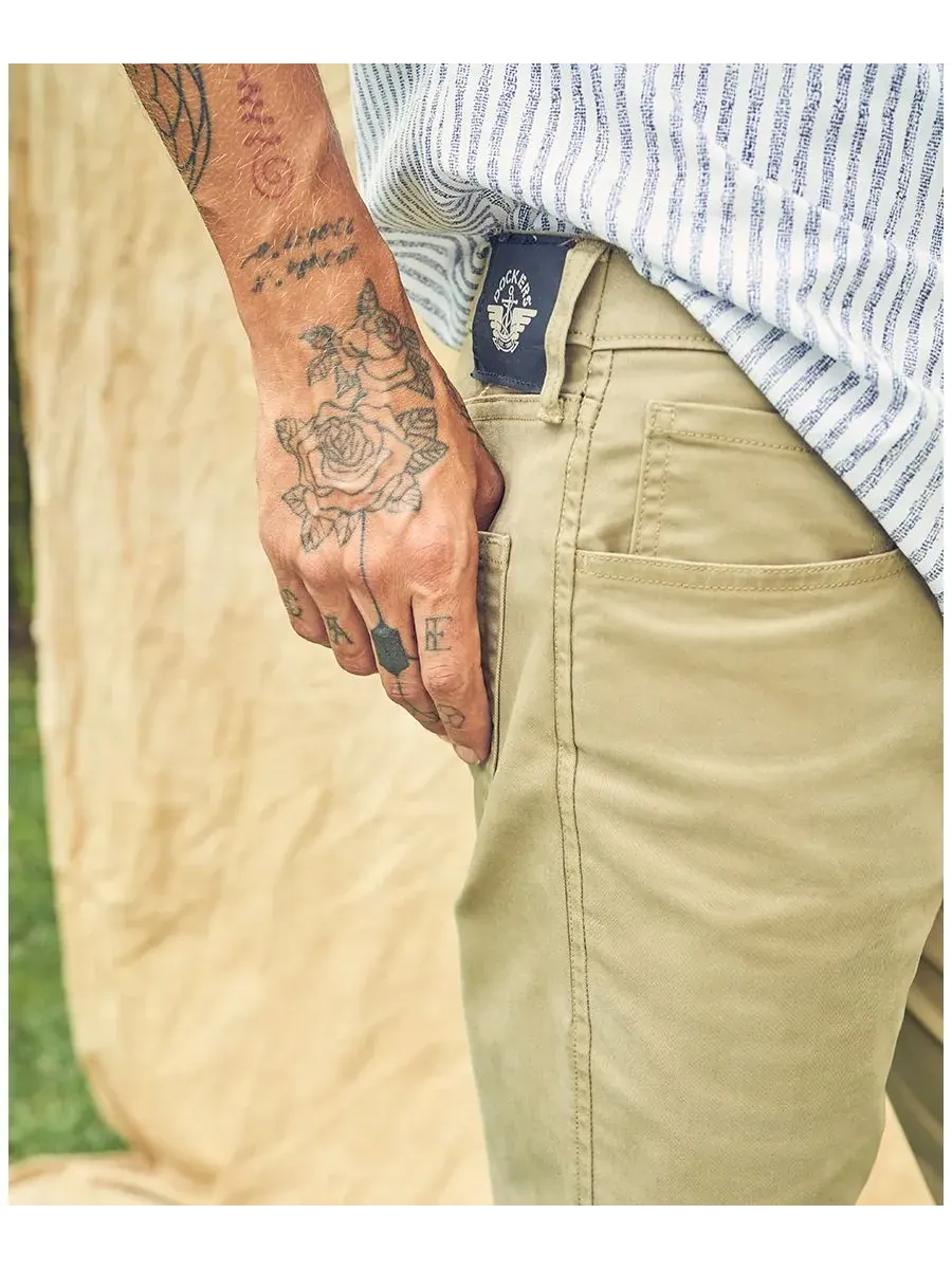 Dockers Коллекция Khaki All Seasons Tech — изображение 8 из 9, бежевый хаки