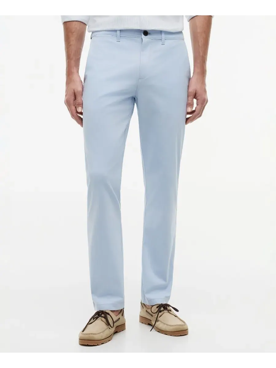 Мужские брюки-чиносы Bleeker Flex Stretch Slim-Fit Tommy Hilfiger — изображение 1 из 4, синий