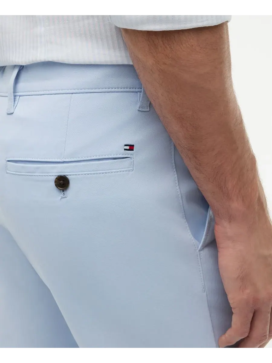 Мужские брюки-чиносы Bleeker Flex Stretch Slim-Fit Tommy Hilfiger — изображение 3 из 4, синий