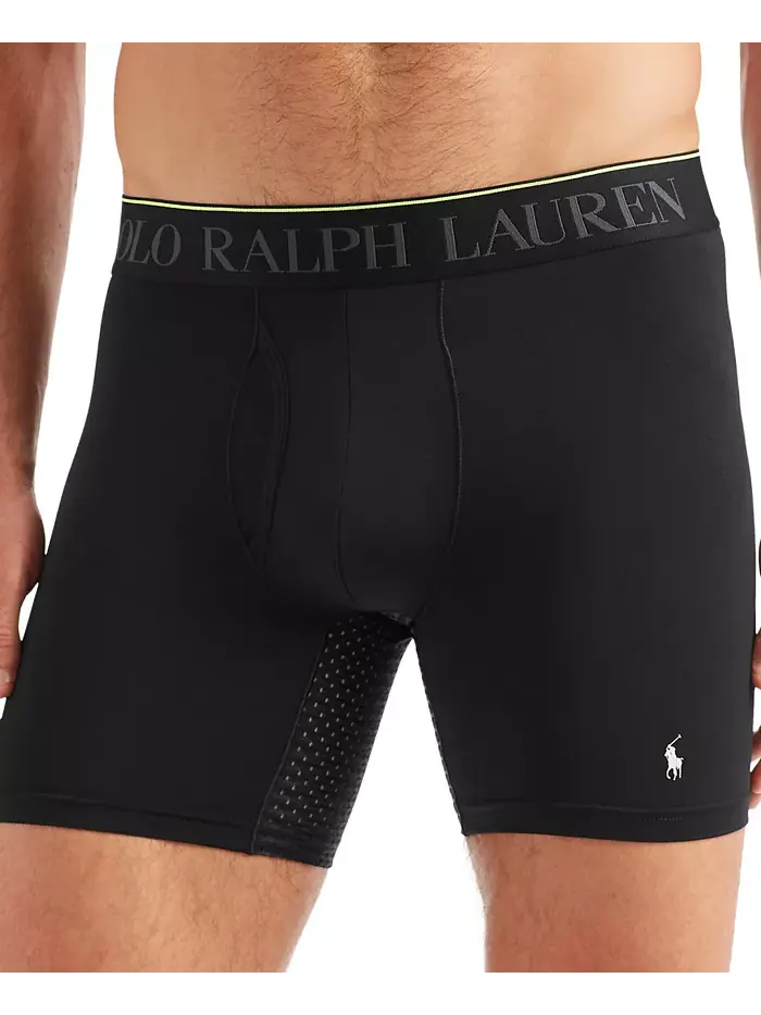 Мужские боксеры Flex Performance Air, 3 шт Polo Ralph Lauren — изображение 4 из 4, черный