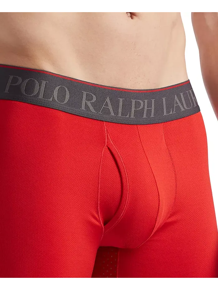 Мужские боксеры Flex Performance Air, 3 шт Polo Ralph Lauren — изображение 5 из 8, серый