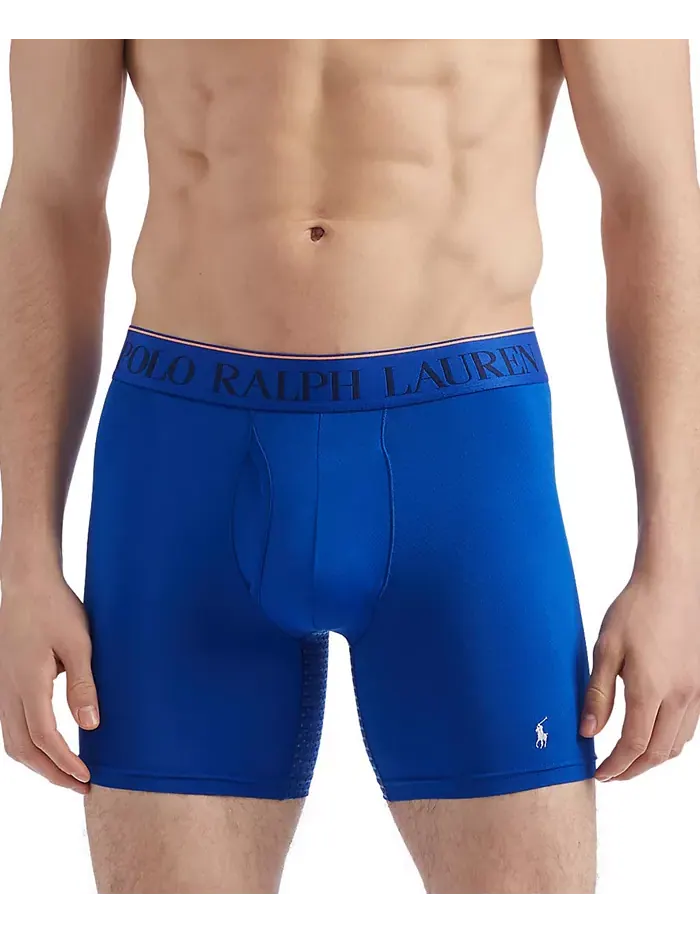 Мужские боксеры Flex Performance Air, 3 шт Polo Ralph Lauren — изображение 7 из 7, синий