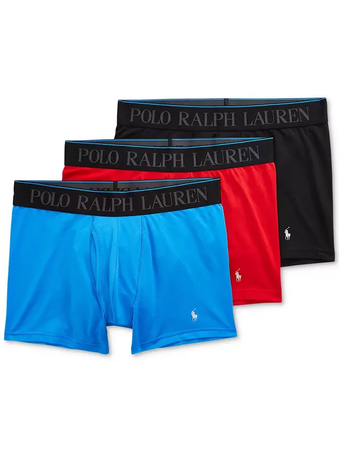 Мужские боксеры Flex Performance Air, 3 шт Polo Ralph Lauren — изображение 1 из 7, красный