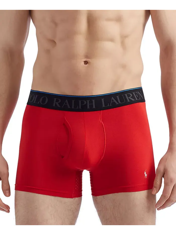 Мужские боксеры Flex Performance Air, 3 шт Polo Ralph Lauren — изображение 7 из 7, красный