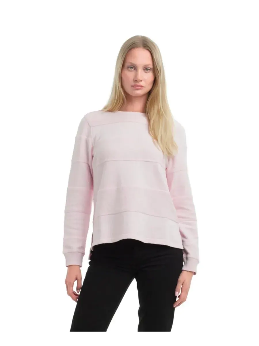 Женская полосатая толстовка WILT Clothing — розовый