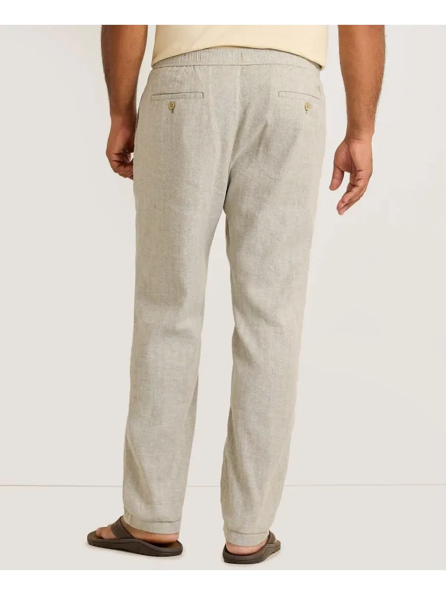 Мужские классические брюки Beach Coast из смесовой льняной ткани Tommy Bahama — 3