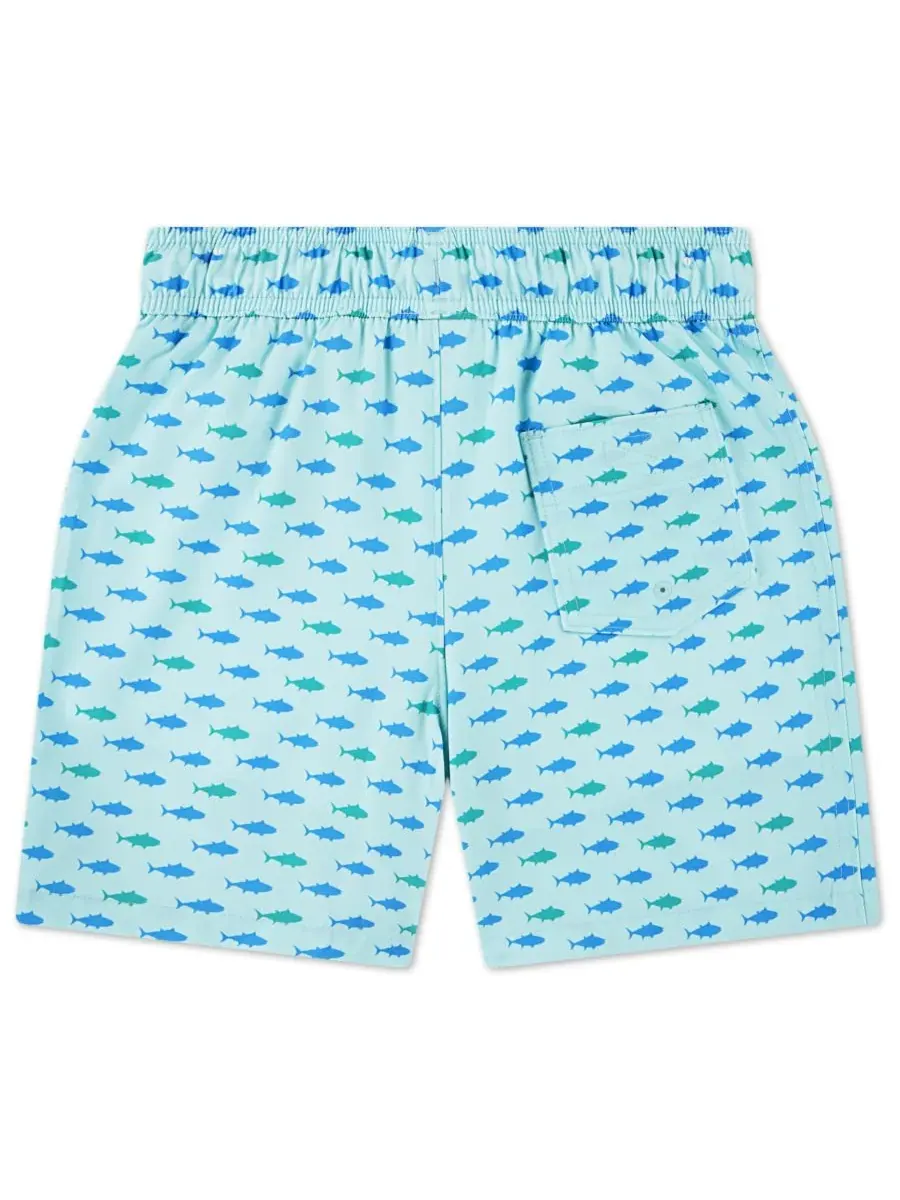 Плавки с принтом для мальчиков Abercrombie kids — изображение 2 из 4, голубой