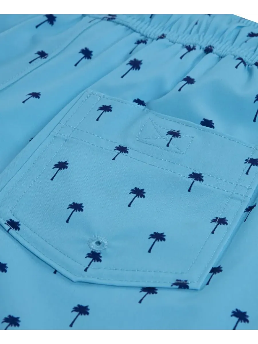 Плавки с принтом для мальчиков Abercrombie kids — изображение 4 из 4, синий
