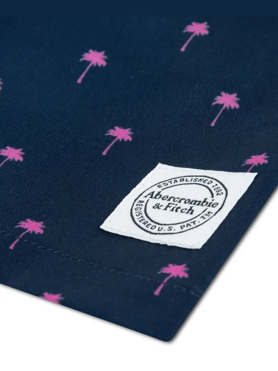 Плавки с принтом для мальчиков Abercrombie kids — изображение 3 из 4, темно-синий