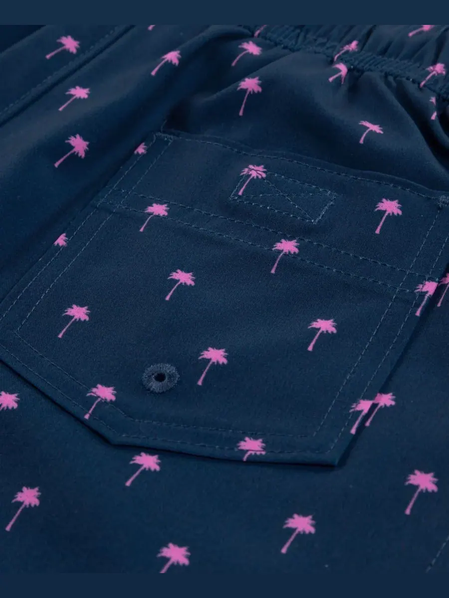Плавки с принтом для мальчиков Abercrombie kids — изображение 4 из 4, темно-синий