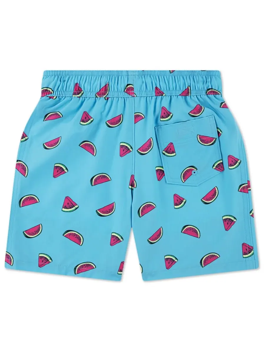 Плавки с принтом для мальчиков Abercrombie kids — изображение 2 из 4, синий