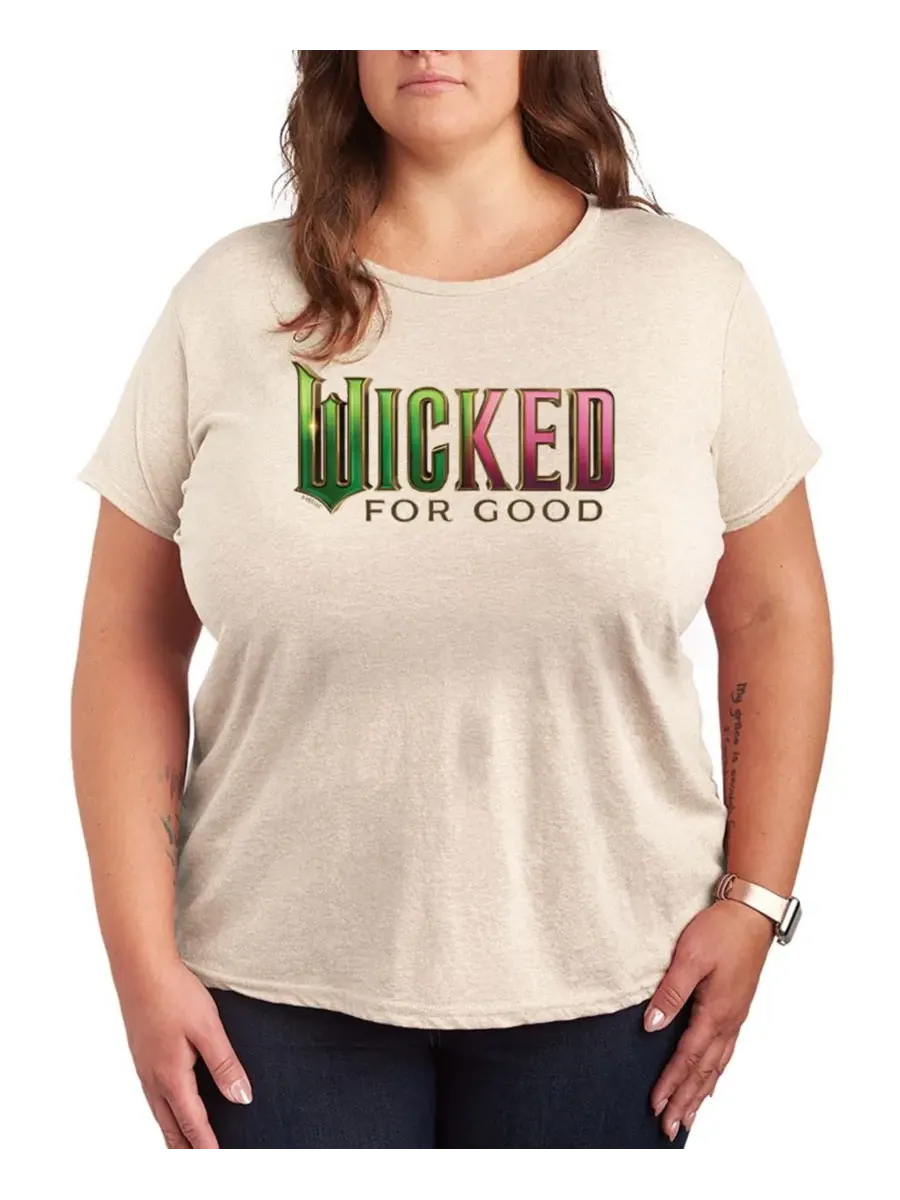 Футболка с коротким рукавом и графическим принтом Wicked больших размеров Hybrid Apparel — изображение 1 из 3, бежевый/хаки