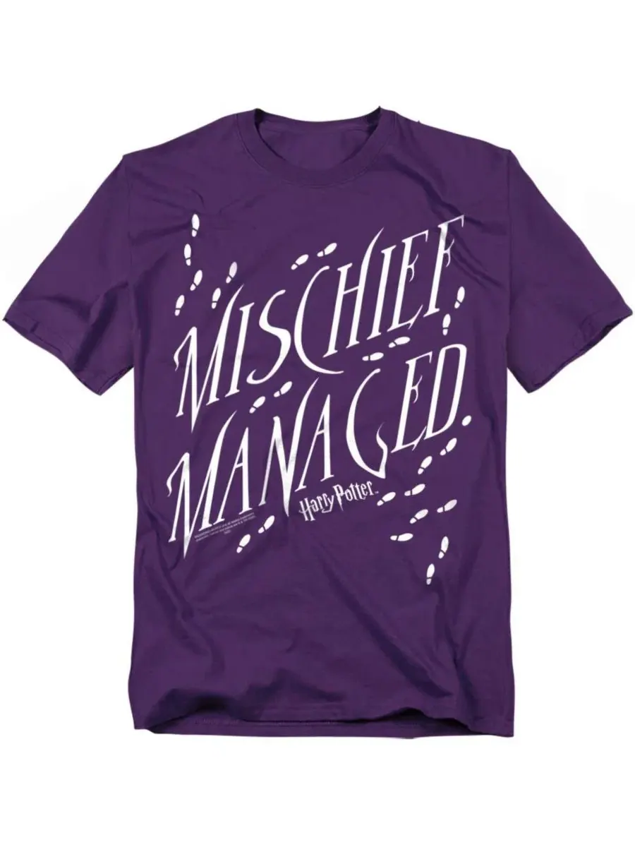 Футболка Mischief Managed 4 Harry Potter — изображение 1 из 3, фиолетовый