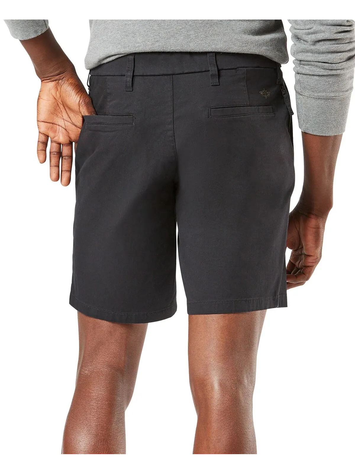Мужские однотонные шорты ultimate supreme flex stretch Dockers — изображение 2 из 3, черный