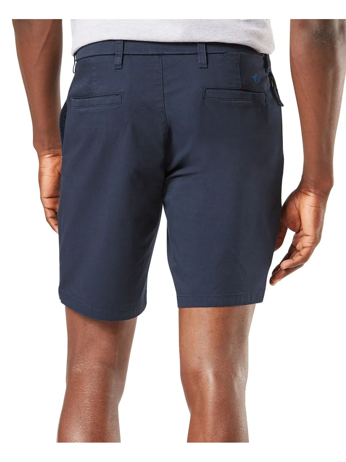 Мужские однотонные шорты ultimate supreme flex stretch Dockers — изображение 2 из 3, синий
