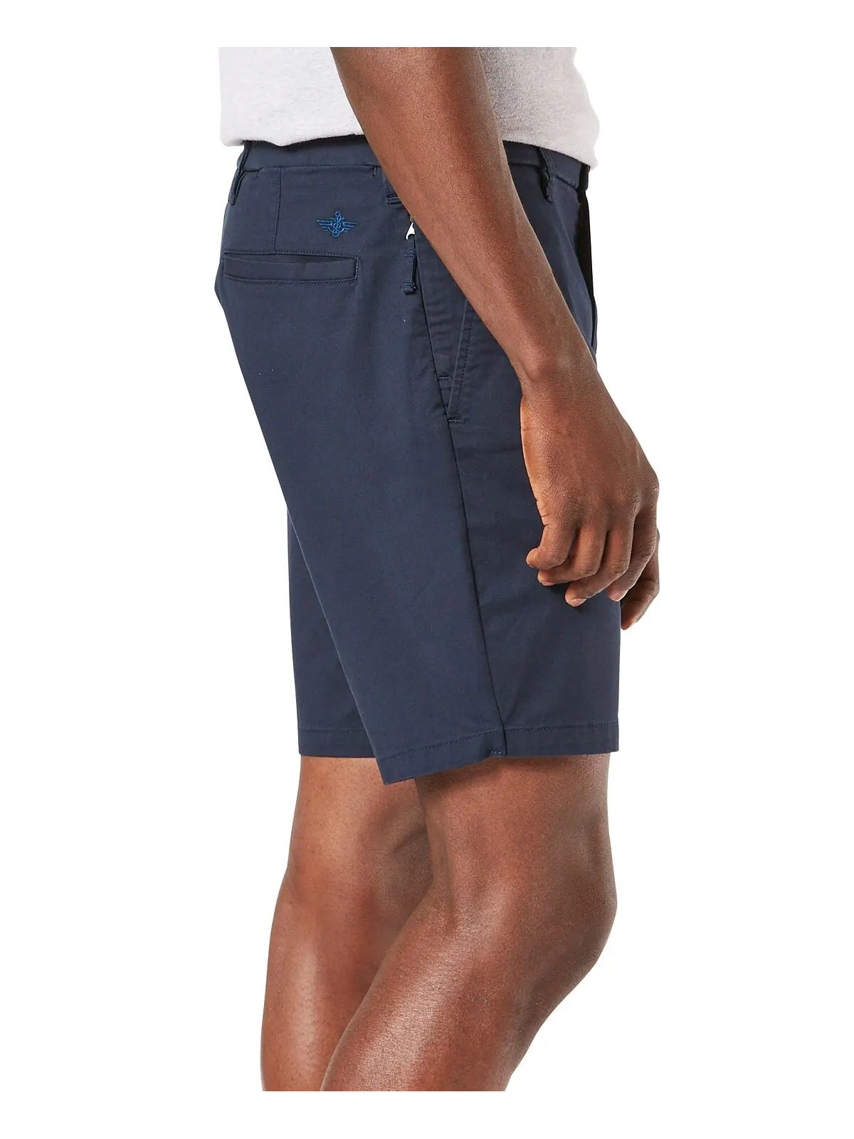 Мужские однотонные шорты ultimate supreme flex stretch Dockers — изображение 3 из 3, синий