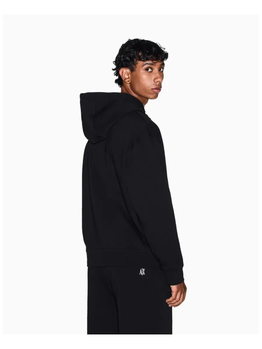 Мужская толстовка Icon Logo на молнии A|X Armani Exchange — изображение 5 из 5, черный