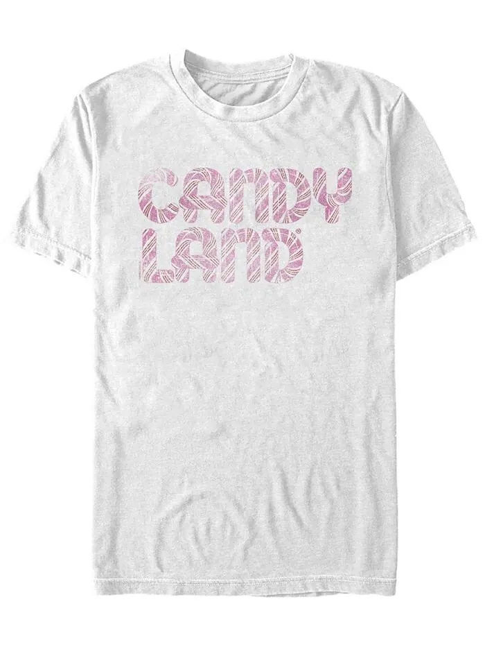 Мужская рваная футболка с короткими рукавами и логотипом Candy Land Fifth Sun — изображение 1 из 1, белый