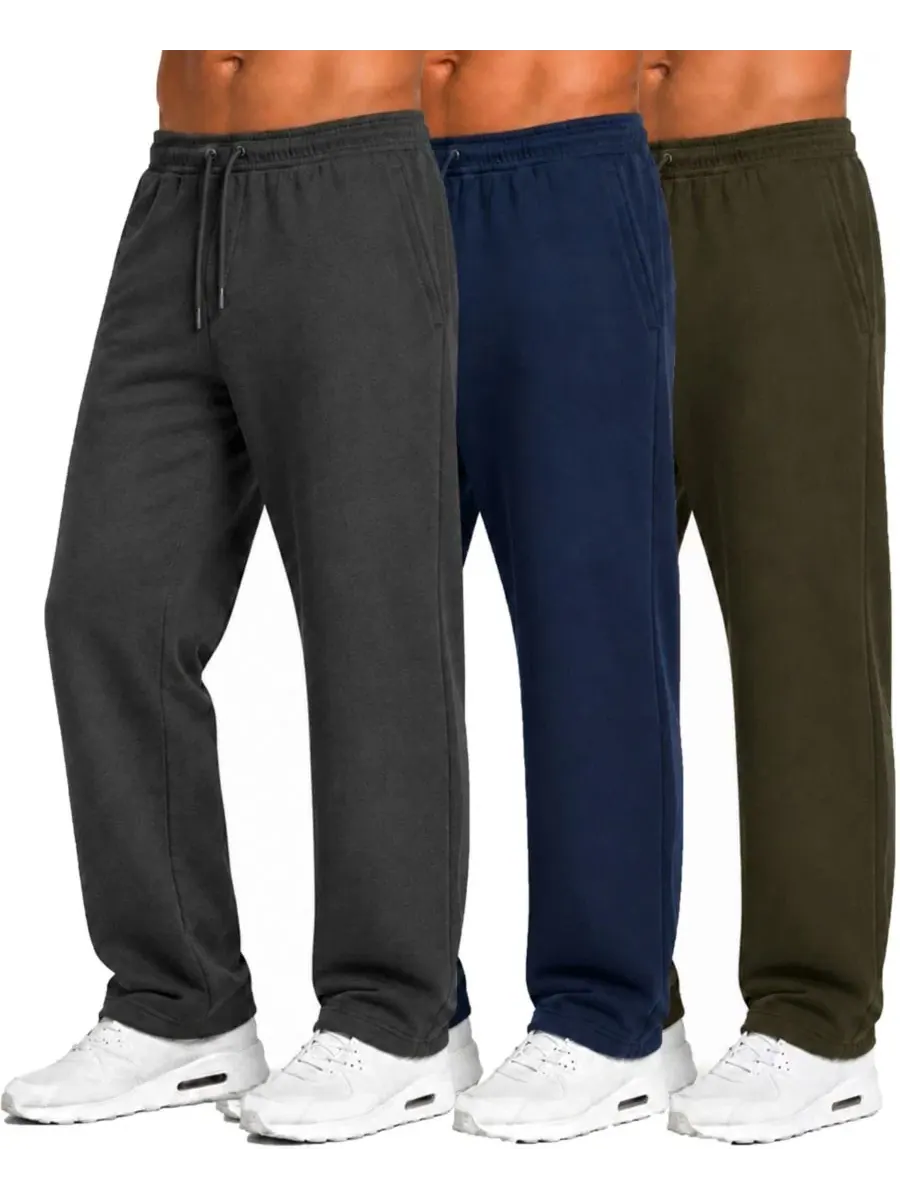 Спортивные брюки из футера с технологией Tech Fleece, 3-шт комплект Blu Rock — зеленый