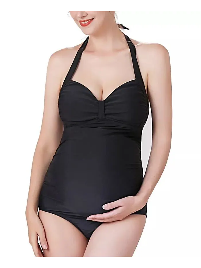 Сплошной купальник Dana Maternity UPF 50+ kimi + kai — изображение 1 из 3, черный