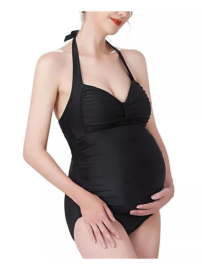 Сплошной купальник Dana Maternity UPF 50+ kimi + kai — изображение 2 из 3, черный